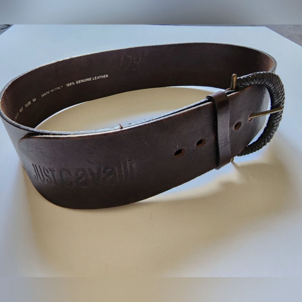 Just Cavalli Genuine Leather Belt